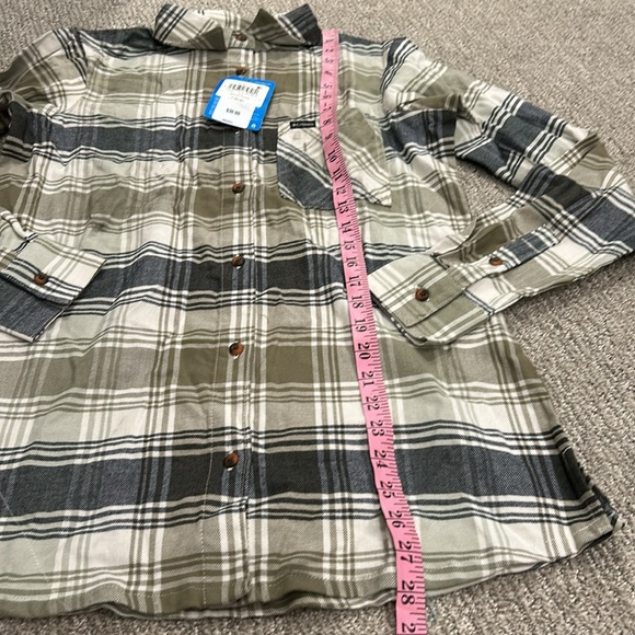 COLUMBIA Women's Calico Basin Flannel Long Sleeve Shirt Size S - Picture 4 of 16
